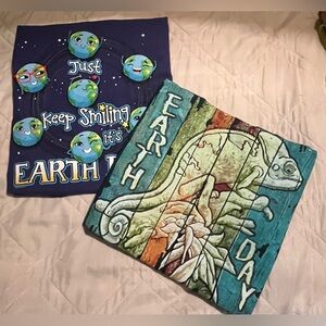 Offers! 2 NWOT Earth Day Shirts Size Small
Gildan Heavy Cotton Shirts